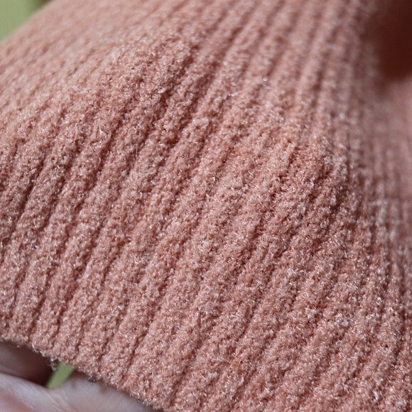 Barefoot Dreams Coral Pink Open Front Cardigan Ribbed Chenille Sweater 3X - Picture 7 of 9